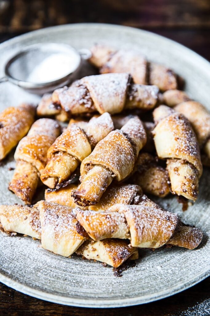 Honey, Cinnamon and Walnut Rugelach (Rogaliki) - Vikalinka