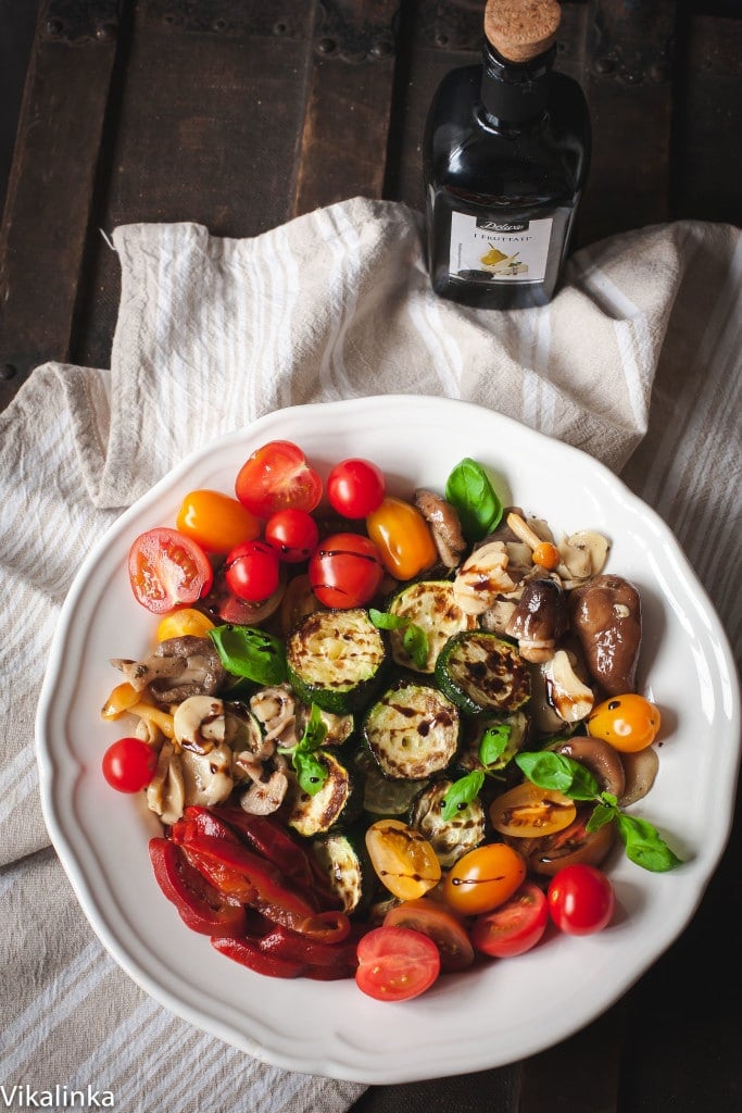 The ultimate antipasti salad you can enjoy warm or cold! 