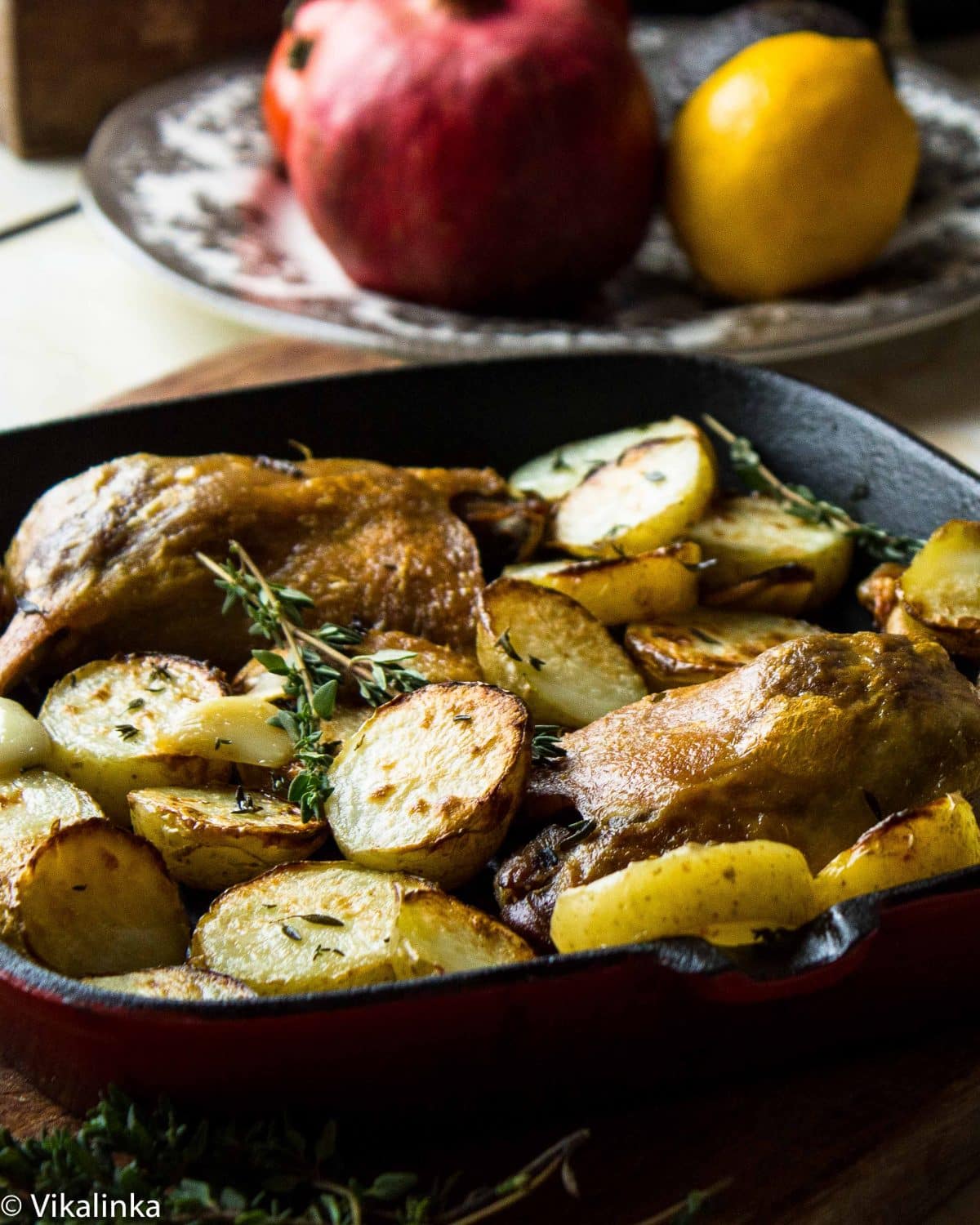 Duck Confit with roasted potatoes