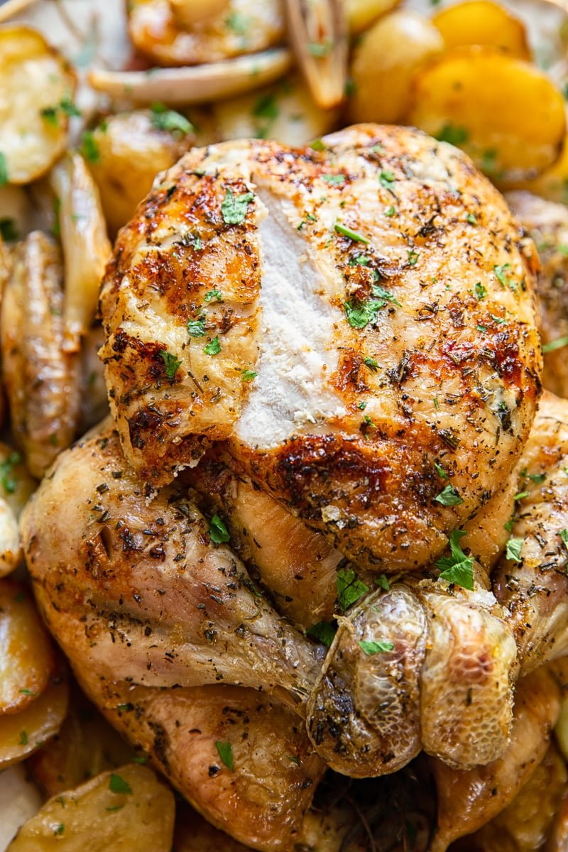 Rosemary and Thyme Roast Chicken and Potatoes