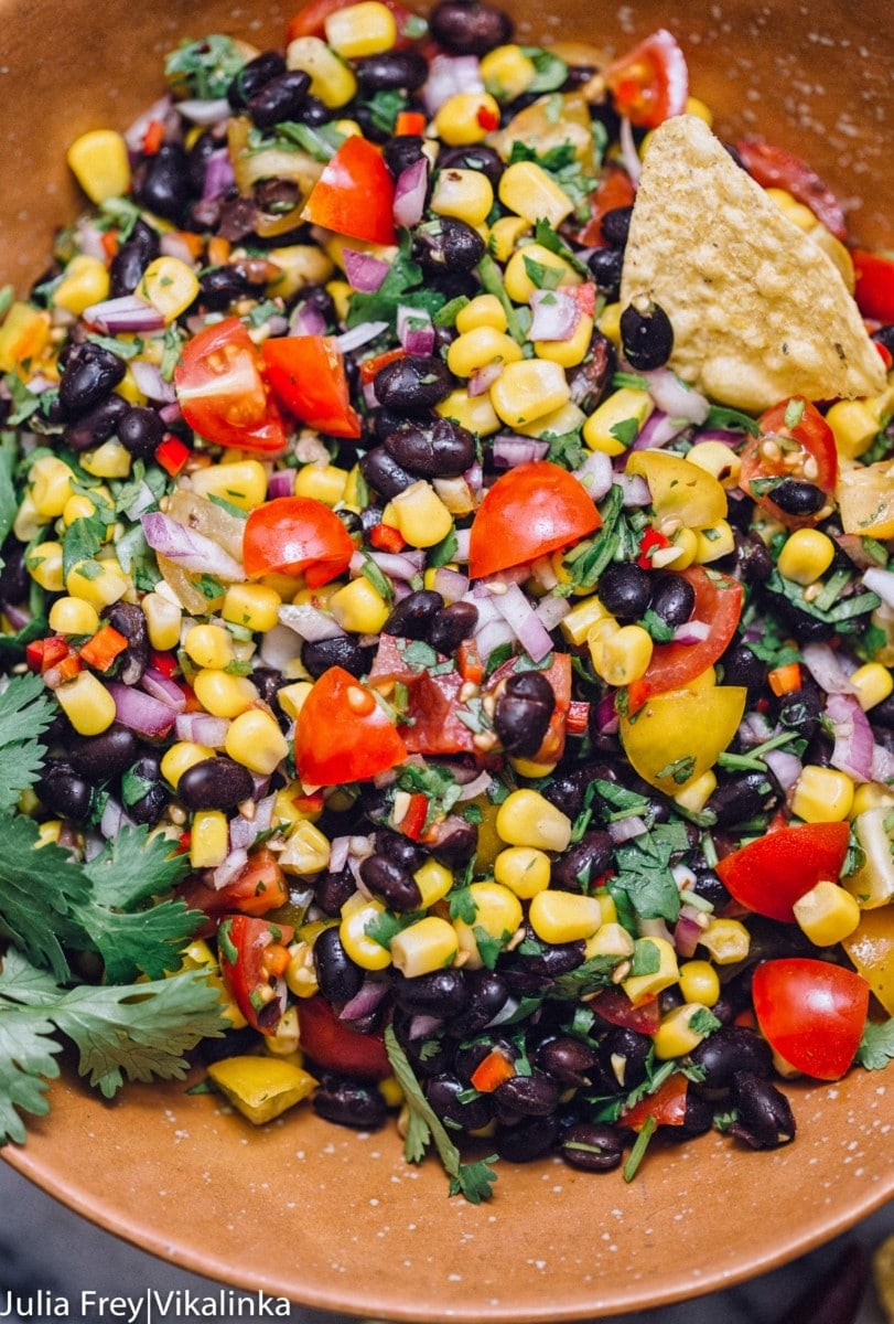 Black Bean and Corn Pico de Gallo