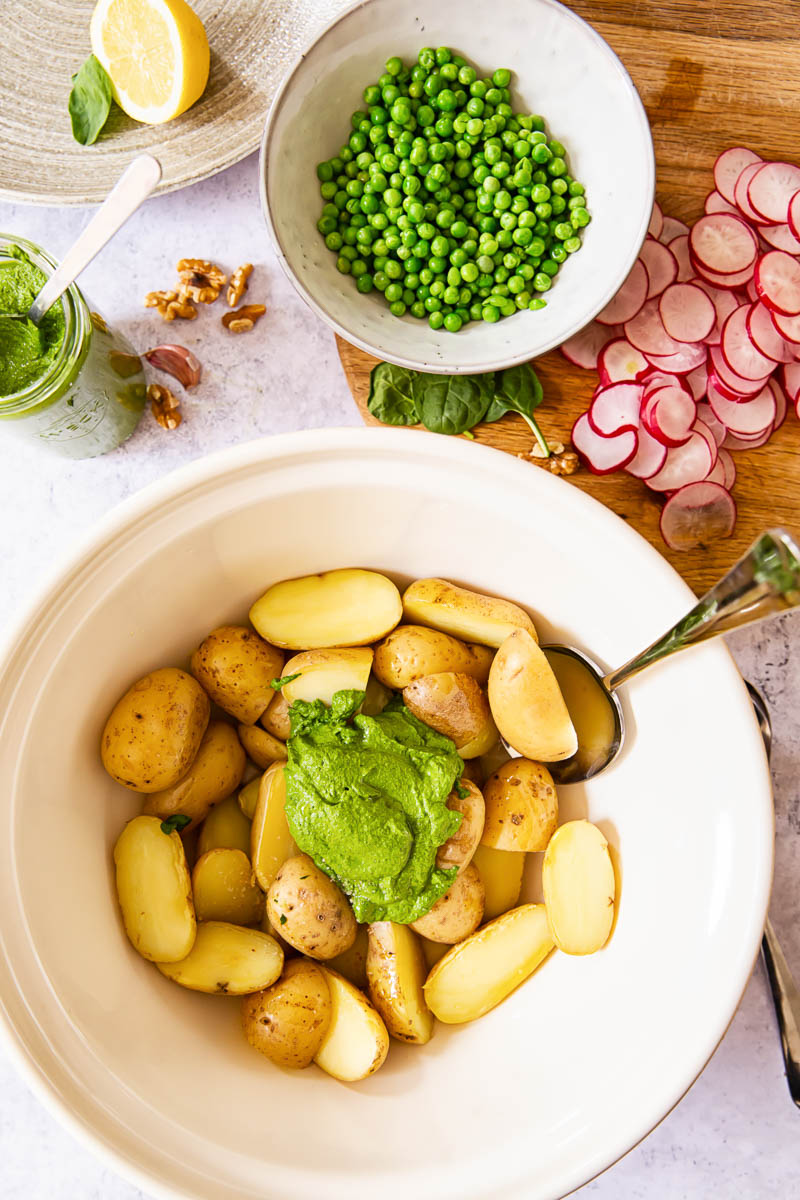 Pesto Potato Salad Ingredients 