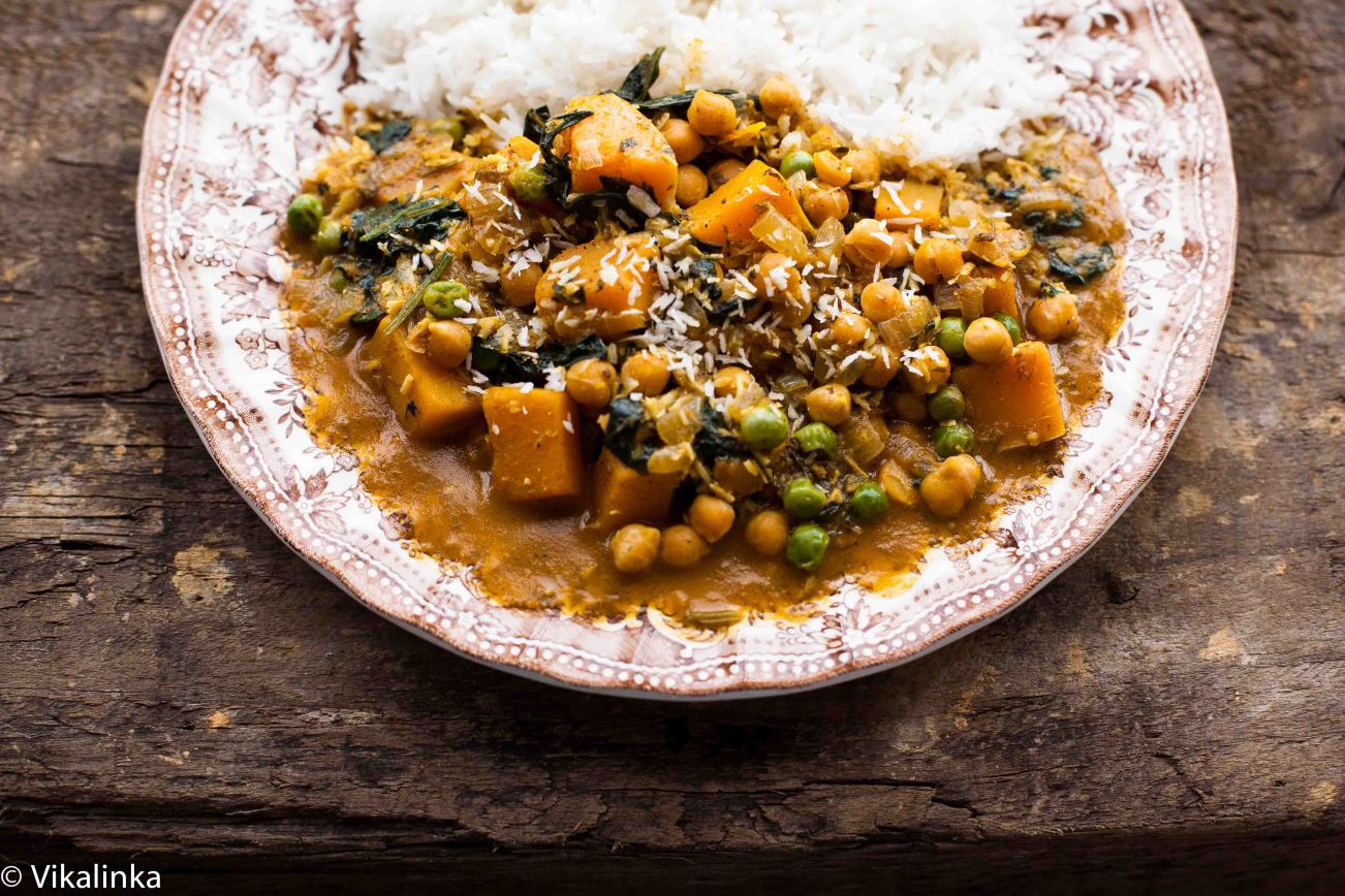 Chickpea and Butternut Squash Curry