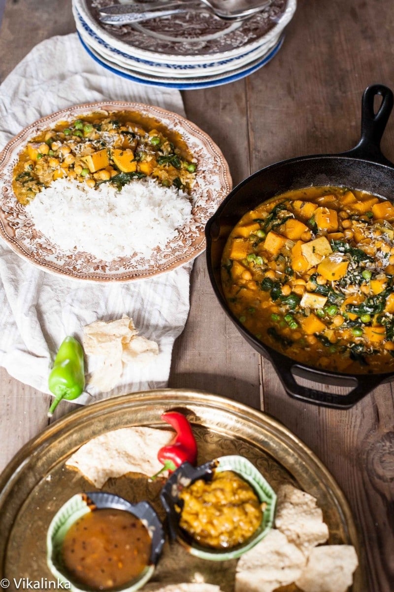 Chickpea and Butternut Squash Curry