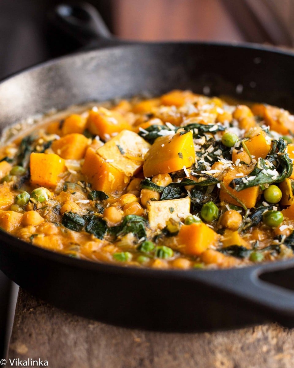 Chickpea and Butternut Squash Curry - Vikalinka