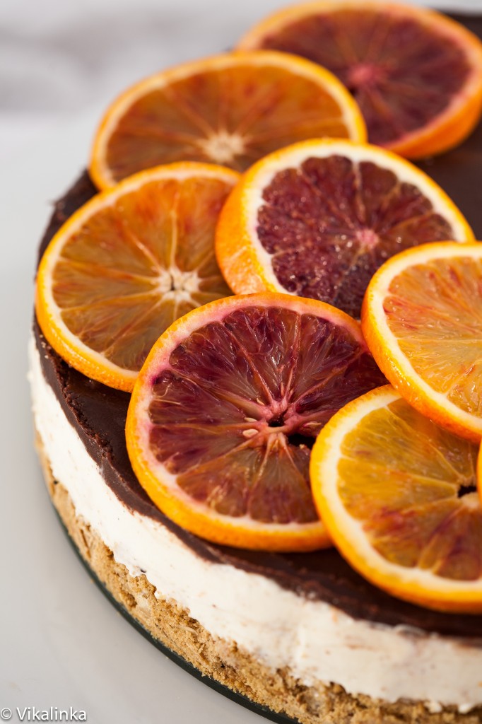 Blood Orange Cheesecake (no bake).