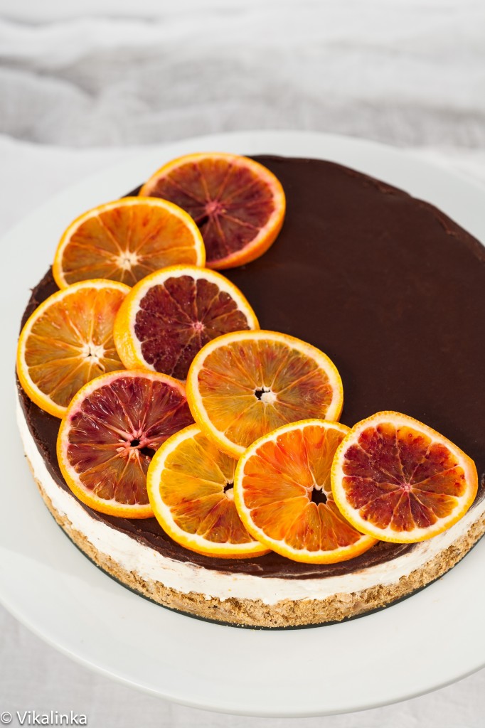 Blood Orange Cheesecake (no bake)