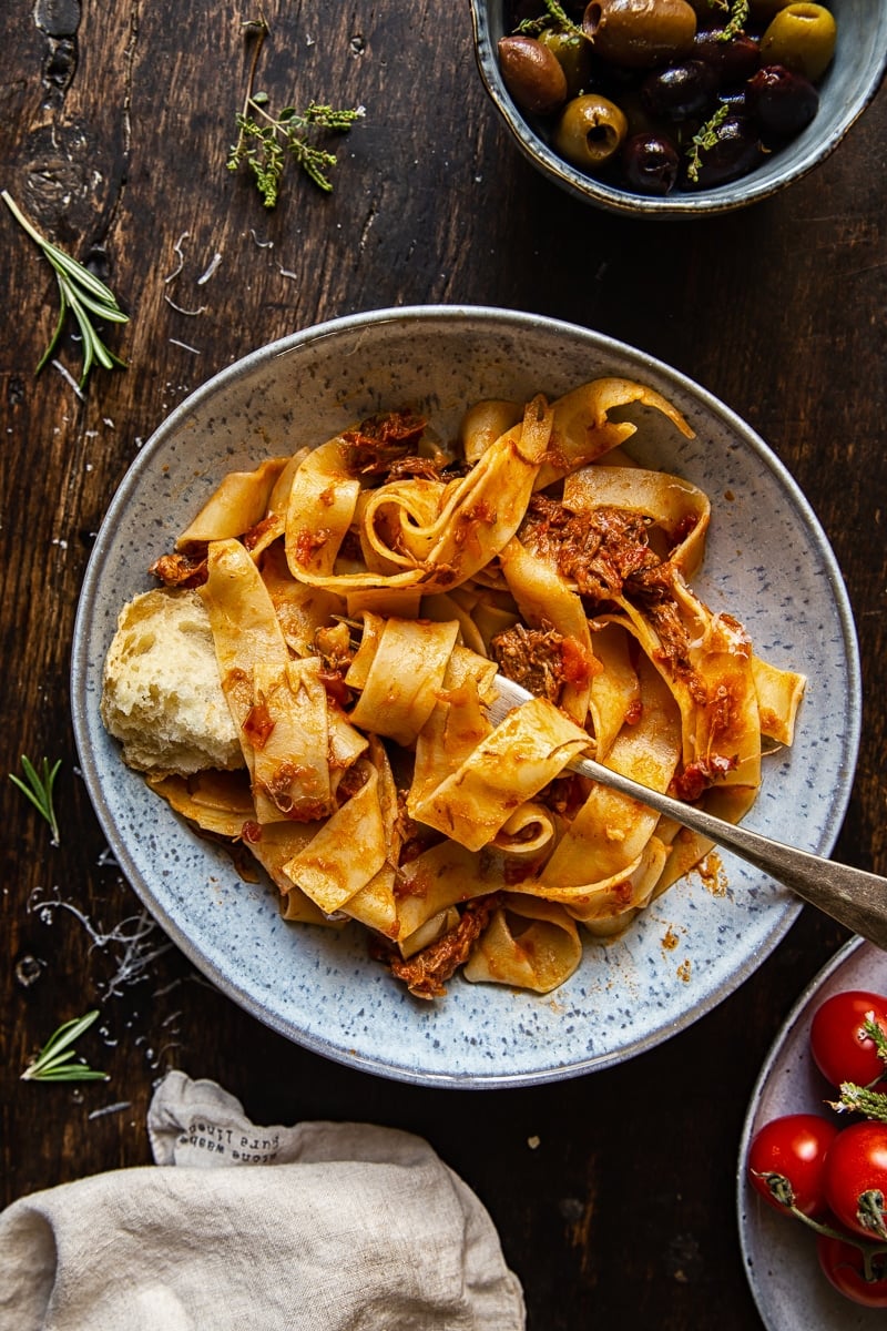 Crock Pot Rustic Italian Beef Ragu