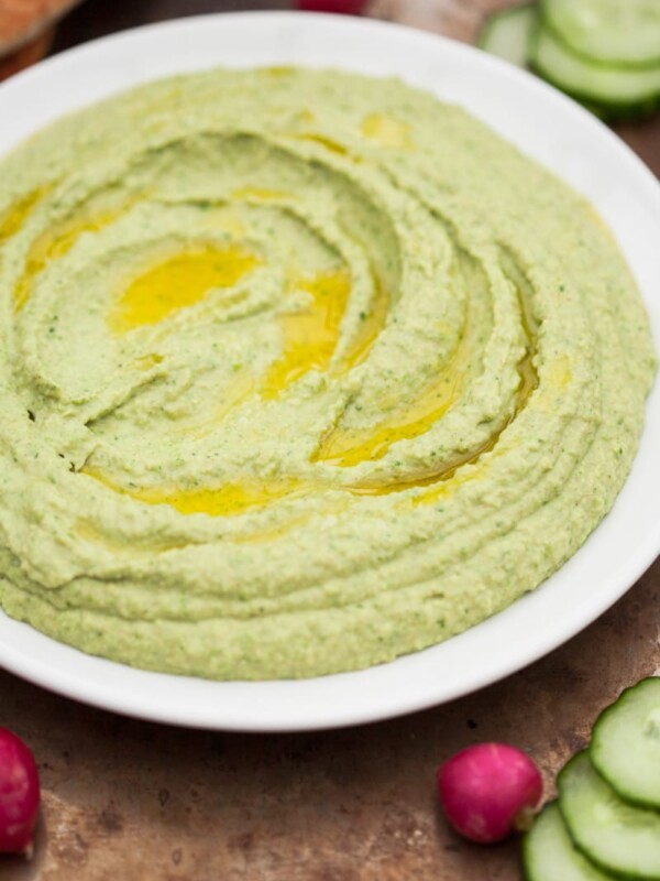 Lemony Edamame and Butter Bean Hummus