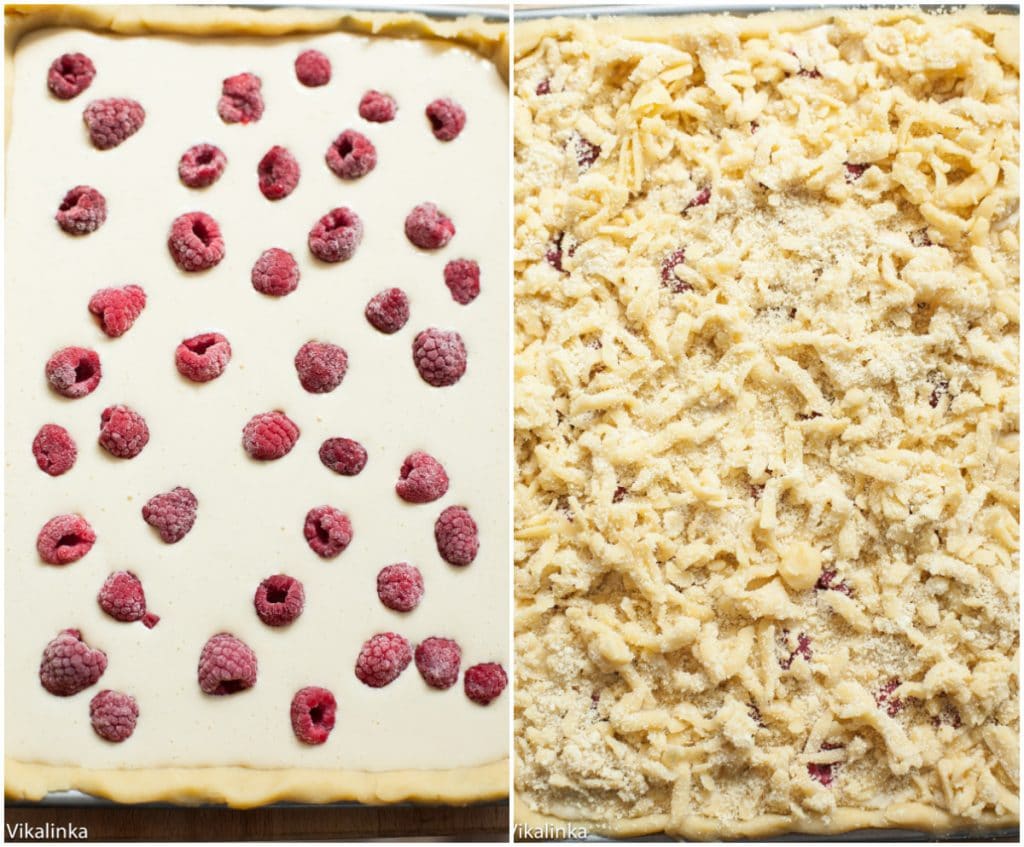 Almond Raspberry Cheesecake Bars