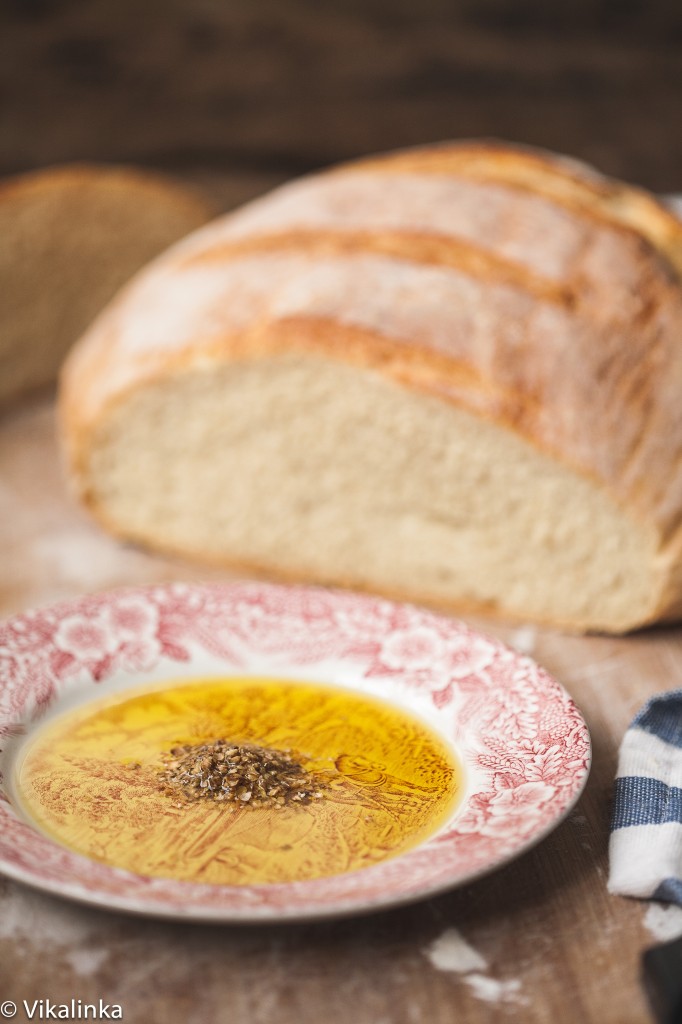 No Time-No Knead Bread with Dukkah Spice Dip. This amazing bread is ready in 2 hours from start to finish. 