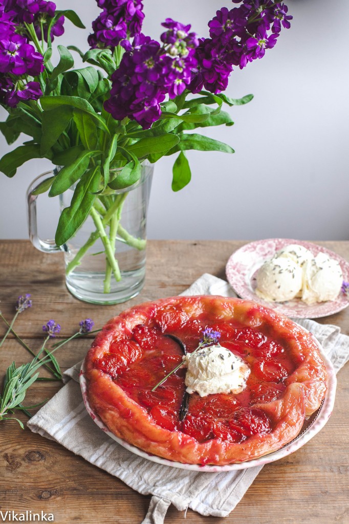 French Plum Tarte Tatin