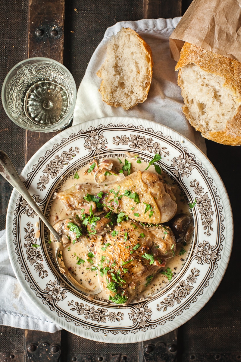 Coq au Vin Blanc