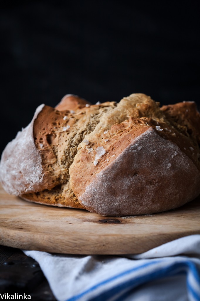 Honey and Buckwheat Soda Bread with Sea Salt