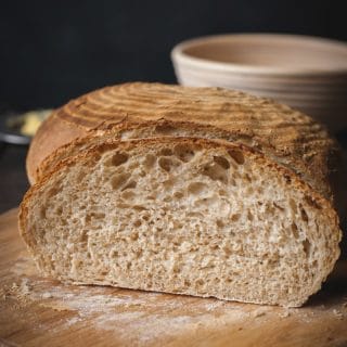 Rosemary Spelt Bread, sliced