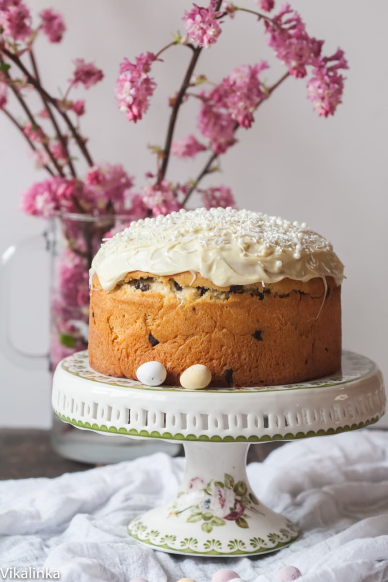 Russian Easter Bread Kulich Vikalinka