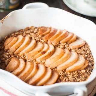 Baked Oatmeal with Pears