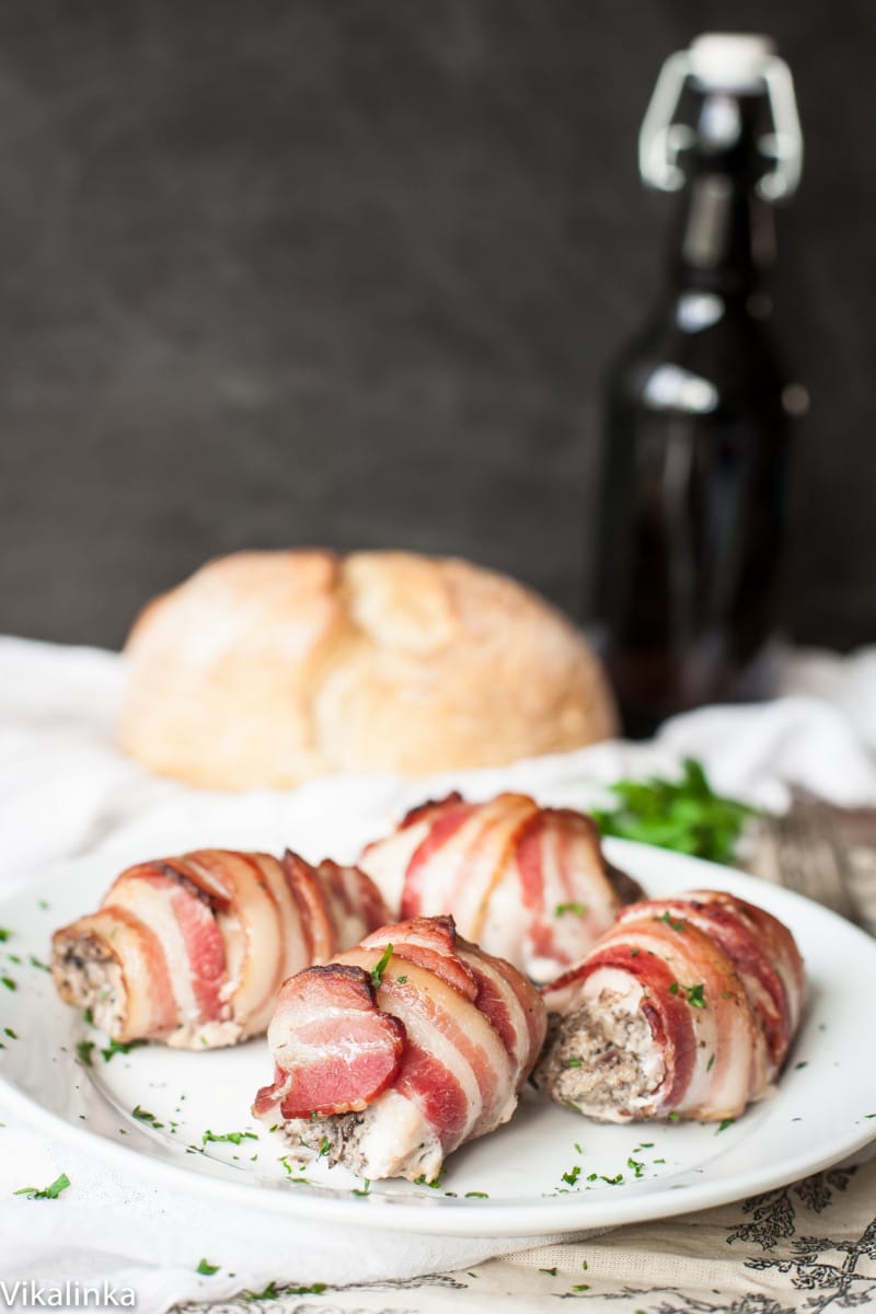 chicken thighs stuffed with cheese