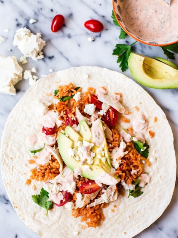 Open wrap on table top