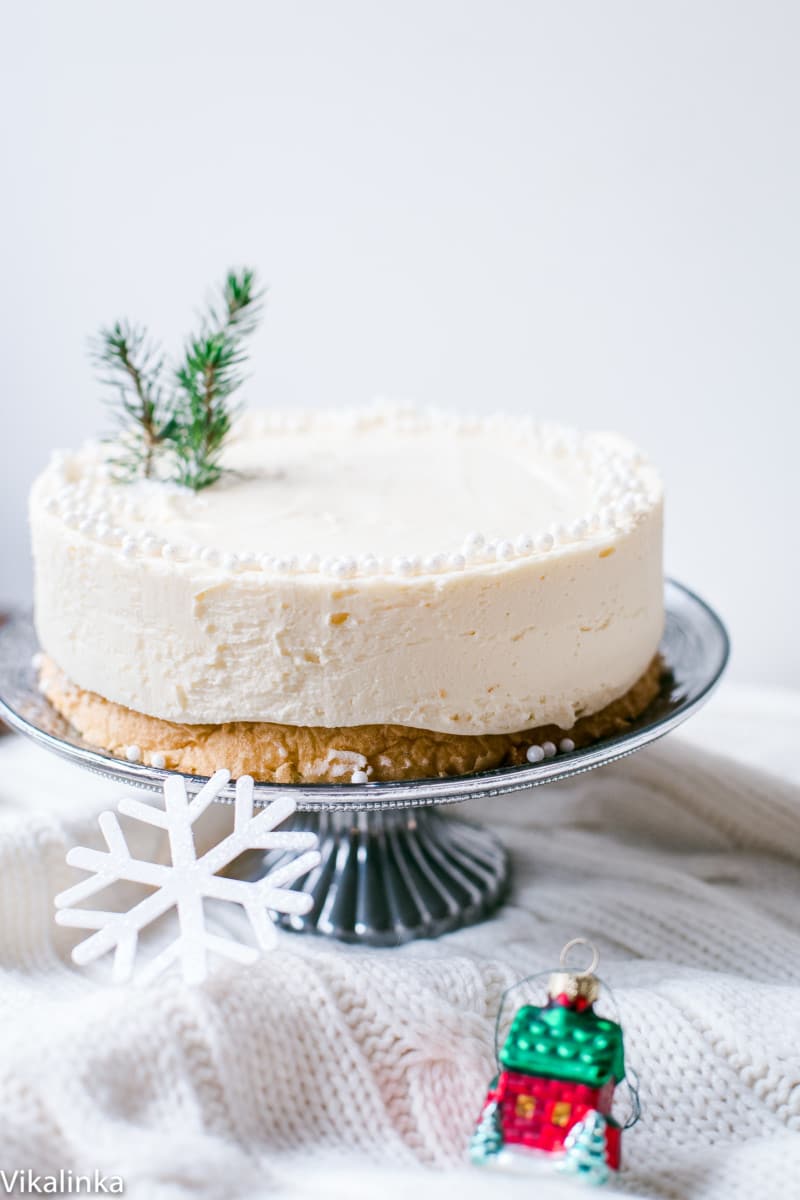 White Chocolate Truffle Cake that will become the talk of the table at any dinner party! 