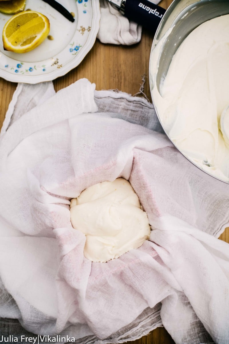 Sweet and creamy vanilla cheese pudding traditionally eaten during Russian Orthodox Easter.