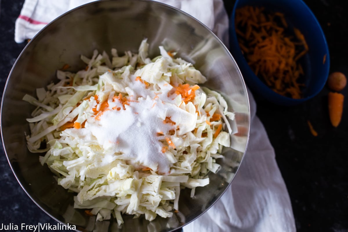 Homemade Russian Sauerkraut - Vikalinka