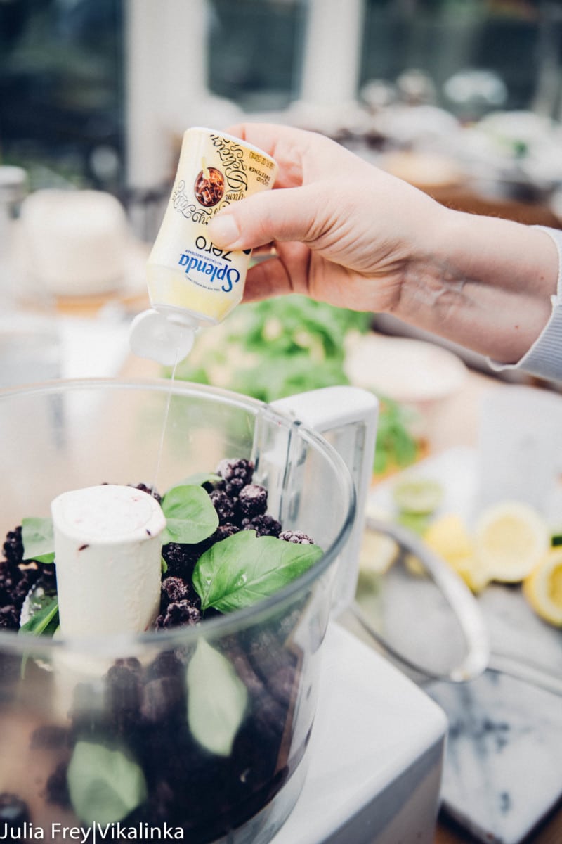 Blackberry Basil Lemonade Sugar Free Vikalinka