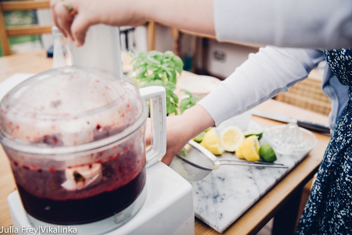 Blackberry Basil Lemonade Sugar Free Vikalinka