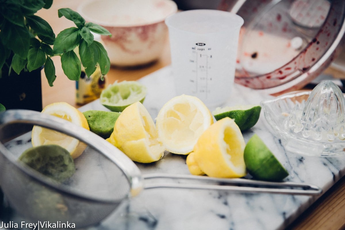 Blackberry Basil Lemonade Sugar Free Vikalinka