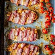 baked bacon wrapped fish