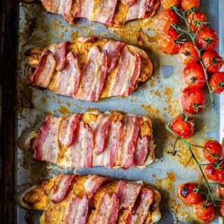baked bacon wrapped fish