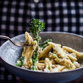 Sausage and Broccoli Pasta with Herb and Garlic Breadcrumbs