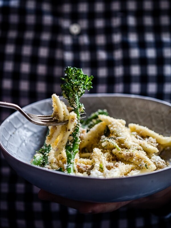 Sausage and Broccoli Pasta with Herb and Garlic Breadcrumbs