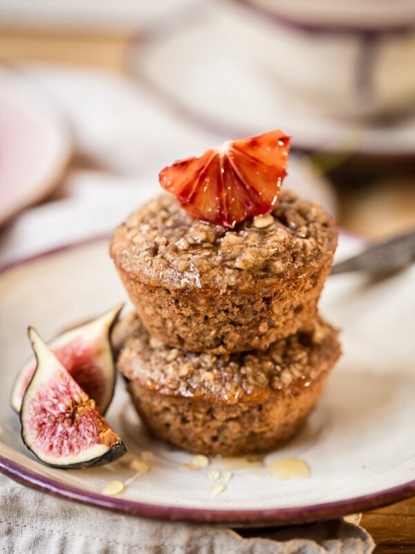 muffins with orange slice on top