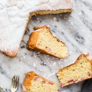 Rhubarb Cake (Sharlotka)