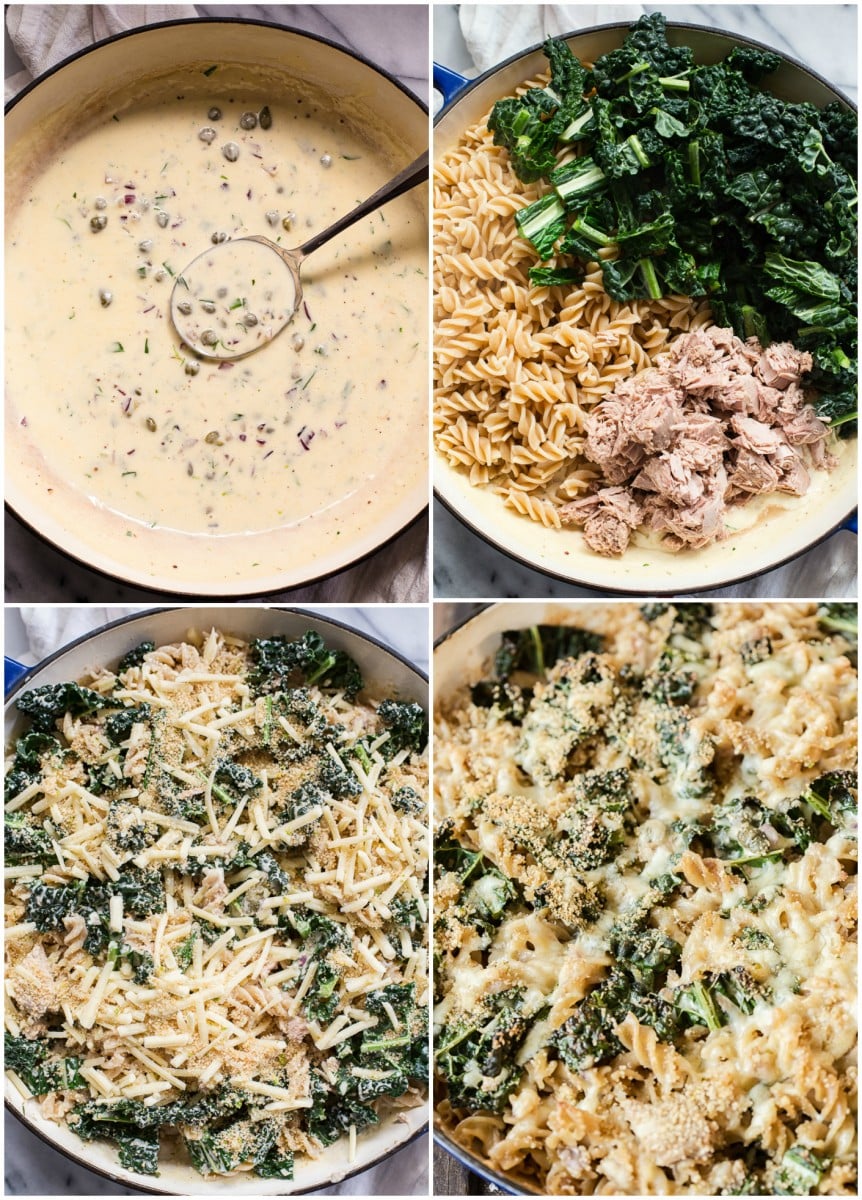 Tuna Noodle Casserole with Kale