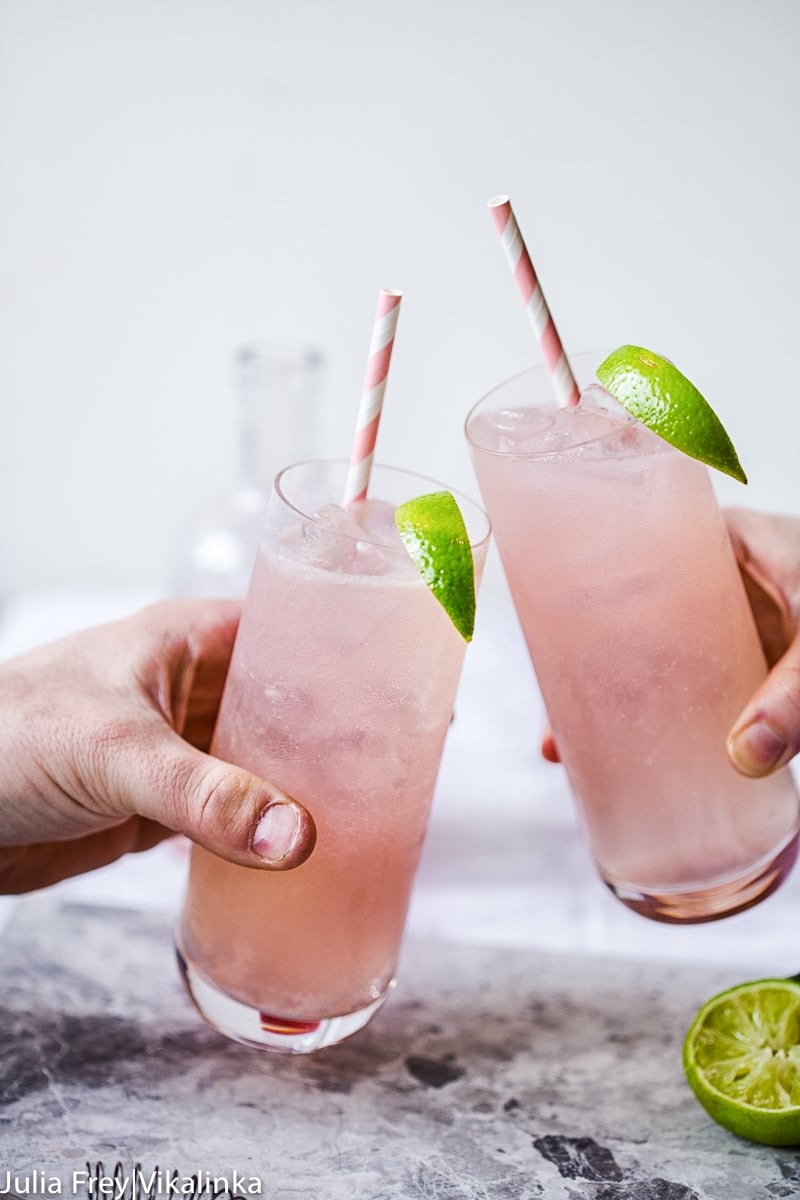 Rhubarb Lemonade - The Copper Table