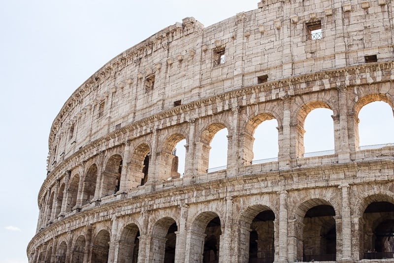 Outside the Coliseum