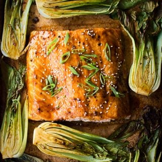 Salmon Teriyaki with Bok Choy One Pan Dinner