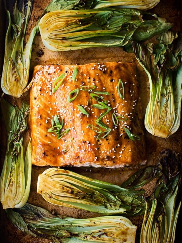 Salmon Teriyaki with Bok Choy One Pan Dinner