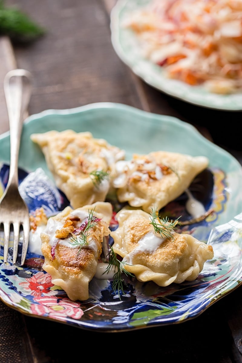 Vareniki – Ukrainian-Russian Potato Dumplings - The Cooking Foodie