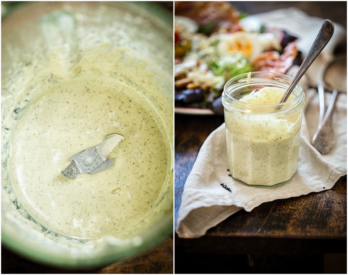 Summer Fresh Cobb Salad with Yogurt and Preserved Lemon Dressing