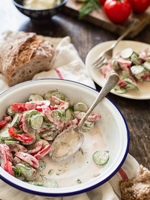 Summer Tomato and Cucumber Salad
