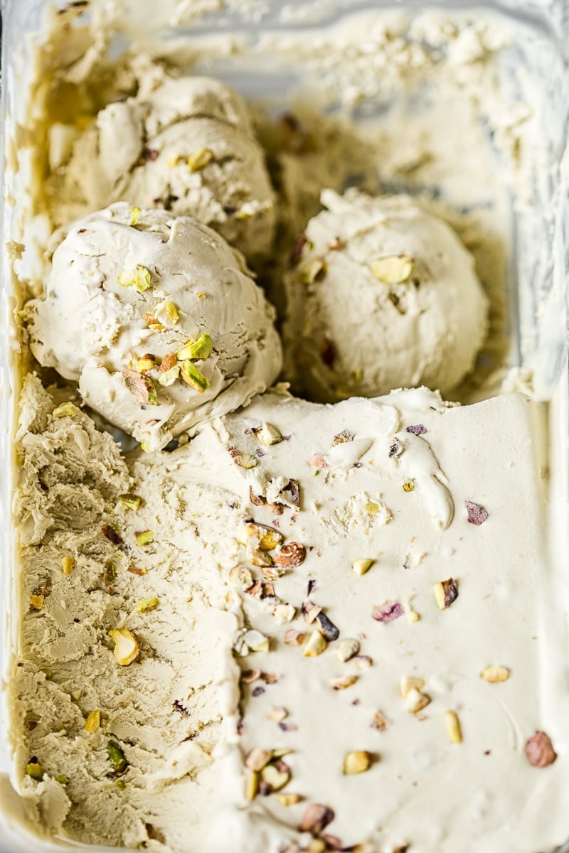 Pistachio ice cream recipe for ice cream discount maker