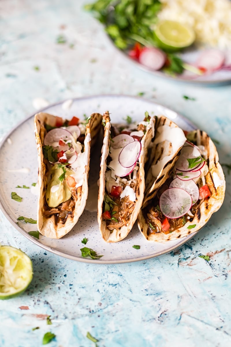 Pulled Lamb Birria Tacos