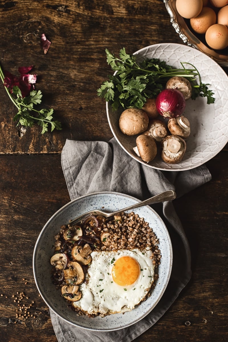 Savoury Buckwheat Breakfast Bowl - Vikalinka