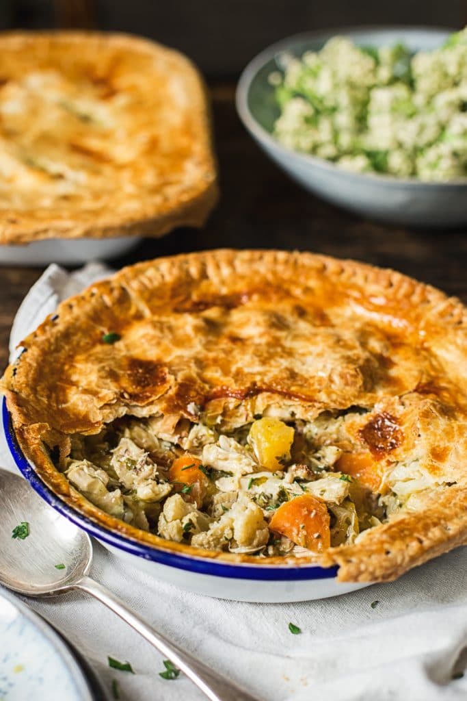 Chicken Pot Pie with Roasted Vegetables - Vikalinka