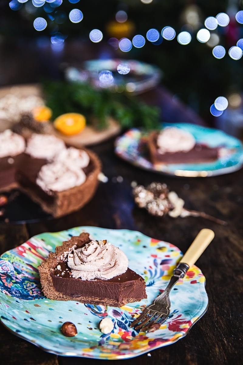 Chocolate Orange Hazelnut Tart