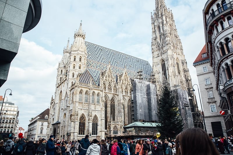 Outside view of St Stephensdom Cathedral