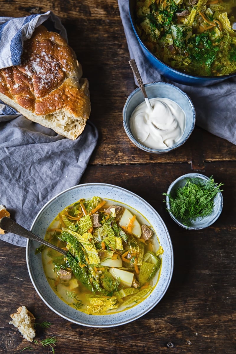 Restorative Beef and Cabbage Soup 